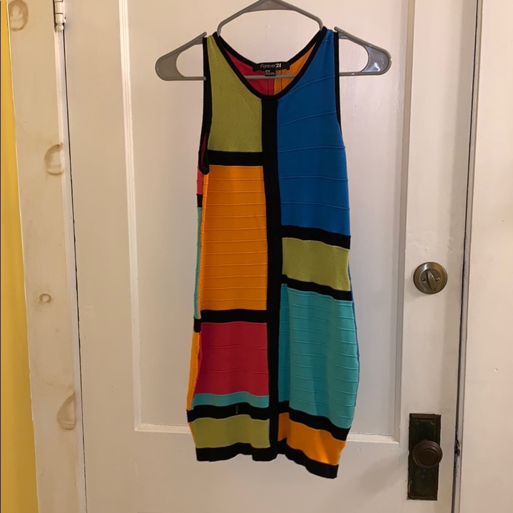 Forever 21 color block dress